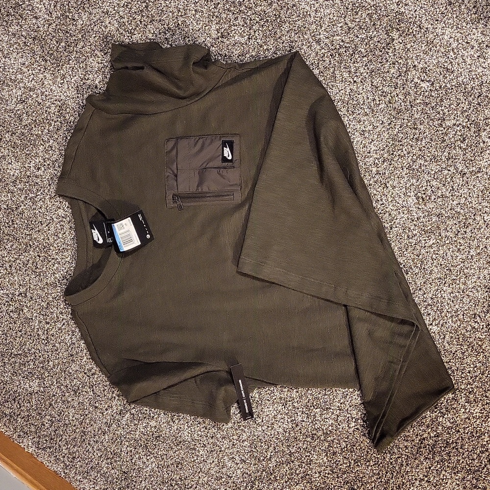 Dark Green Nike Shirt + One Free T-Shirt